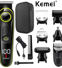 Kemei 696 5-in-1 Electric Hair Clipper & Trimmer for Men