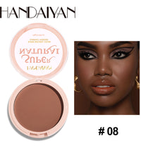 8-Color Matte Pressed Powder – Full Coverage, Oil Control Foundation