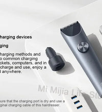 Mijia Hair Clipper 2 – Wireless IPX7 Trimmer with Titanium Blade