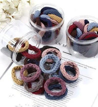 10PCS Women's Hair Ties – High Elastic Leather Bands