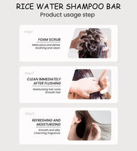 Organic Rice Shampoo Soap Bar – Nourishing & Hair Growth Formula