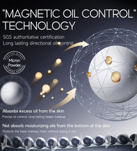 CARSLAN Black Magnetic Loose Setting Powder – Matte, Waterproof, Oil-Control