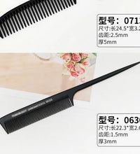 Professional Stainless Steel Tail Comb – Fine Teeth Barber Styling Tool