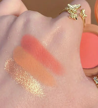 3-in-1 Blush & Highlighter Palette – Matte & Shimmer