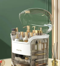 Transparent Dustproof Makeup & Jewelry Organizer – Large Capacity