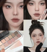 Full Matte Cool Eyeshadow Palette – Earth Tones & Low Saturation