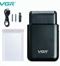 VGR V390 Electric Shaver – Portable USB Rechargeable Beard Trimmer