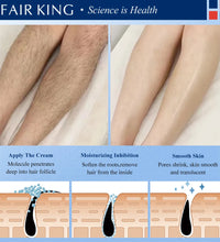 FAIR KING Herbal Hair Removal Cream – 40g Painless Depilatory for Men & Women
