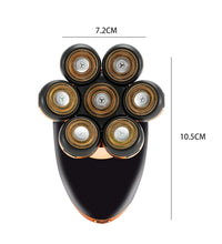 7D Floating Head Electric Shaver for Men – Wet/Dry Bald Head & Beard Trimmer