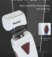 Kemei 3382 Professional Rechargeable Hair Clipper – 0mm Shaving Razor for Men