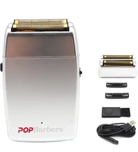 POP Barbers P620 Electric Beard Trimmer & Foil Shaver – 11000 RPM