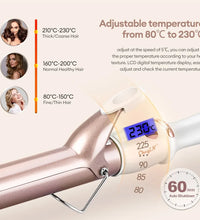 CkeyiN Electric Hair Curler – Ceramic, Adjustable Temperature (32mm & 38mm)