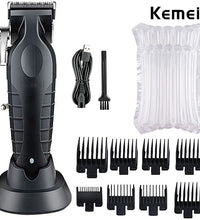 Kemei Professional Hair Clipper – Adjustable Cordless Electric Trimmer