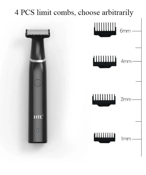 HTC Men's Electric One Blade Trimmer – Beard, Body & Bikini Grooming