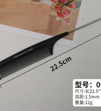 Professional Stainless Steel Tail Comb – Fine Teeth Barber Styling Tool