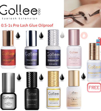 Gollee Fast-Drying Eyelash Extension Glue – 0.5–1s, No Odor, No Irritation