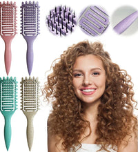 3-in-1 Curl Defining Brush – Detangling & Styling Tool