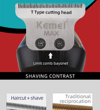 Kemei-5090 Digital Display Hair Clipper – Professional Barber Trimmer