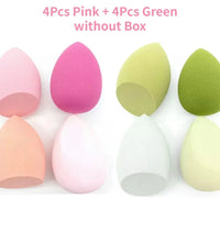 4/8pcs Makeup Sponge Set – Soft Beauty Blender for Foundation & Powder