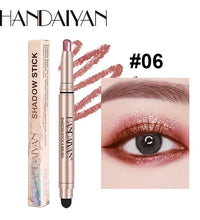 12-Color Matte Eyeshadow Stick – Waterproof & Long-Lasting