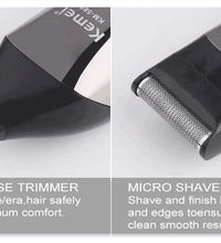 Kemei KM-5898 11-in-1 Grooming Kit – Washable & Rechargeable