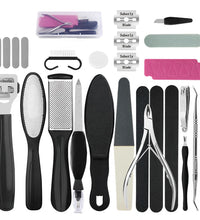 27PCS Foot Care Pedicure Kit – Callus & Dead Skin Remover Set