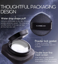 CARSLAN Black Magnetic Loose Setting Powder – Matte, Waterproof, Oil-Control