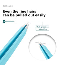 MR.GREEN Colorful Slanted Eyebrow Tweezers – Stainless Steel Hair Remover