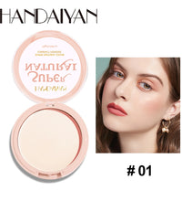 8-Color Matte Pressed Powder – Full Coverage, Oil Control Foundation