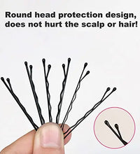 60/120pcs Black Hairpins – Invisible Bobby Pins for Women