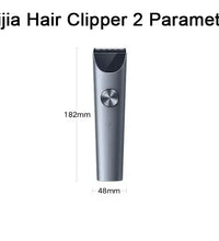 Mijia Hair Clipper 2 – Wireless IPX7 Trimmer with Titanium Blade