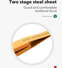 MR.GREEN Colorful Slanted Eyebrow Tweezers – Stainless Steel Hair Remover