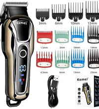 Kemei 1990 Professional Hair Clipper – LCD Display & Electric Trimmer