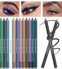 12-Color Glitter & Shimmer Eyeshadow Eyeliner Stick Set