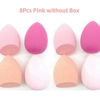 4/8pcs Makeup Sponge Set – Soft Beauty Blender for Foundation & Powder