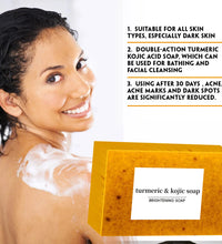 Turmeric Kojic Acid Glow Soap – Dark Spot & Acne Removal