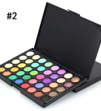 40/74/78-Color Glitter Eyeshadow Palette – Matte, Waterproof, Long-Lasting