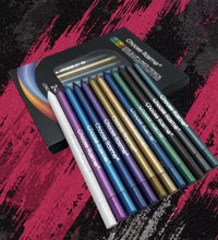 12-Color Glitter & Shimmer Eyeshadow Eyeliner Stick Set