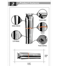 Kemei KM-5898 11-in-1 Grooming Kit – Washable & Rechargeable
