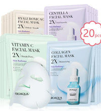 BIOAQUA Centella Collagen Face Masks – Hydrating & Refreshing