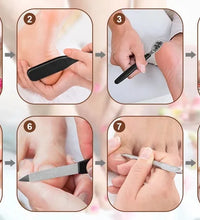 27PCS Foot Care Pedicure Kit – Callus & Dead Skin Remover Set