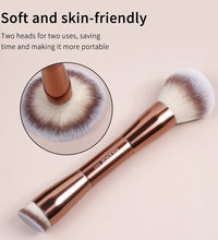 MAANGE Dual-Ended Makeup Brush – Foundation, Powder, Concealer & Blush