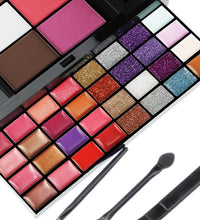 40/74/78-Color Glitter Eyeshadow Palette – Matte, Waterproof, Long-Lasting