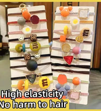 10PCS Women's Hair Ties – High Elastic Leather Bands