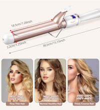 CkeyiN Electric Hair Curler – Ceramic, Adjustable Temperature (32mm & 38mm)