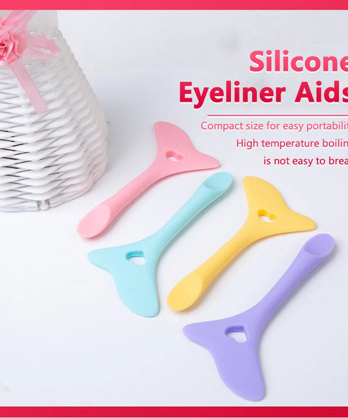 Silicone Eyeliner & Mascara Stencil – Reusable Makeup Template