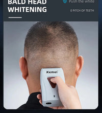 Kemei 3382 Professional Rechargeable Hair Clipper – 0mm Shaving Razor for Men