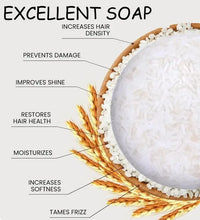 Organic Rice Shampoo Soap Bar – Nourishing & Hair Growth Formula