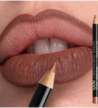Waterproof Slim Lip Pencil – Long-Lasting Matte Nude & Brown