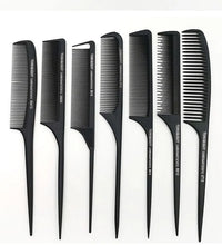 Professional Stainless Steel Tail Comb – Fine Teeth Barber Styling Tool